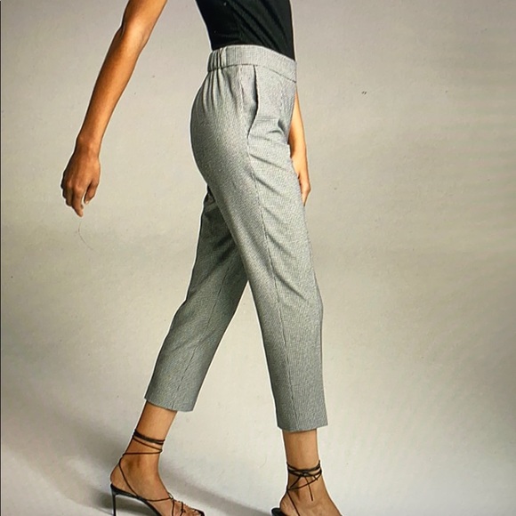 Plaid cropped dressed pants - Picture 3 of 6